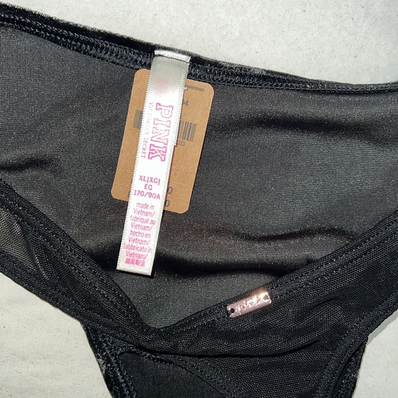 PINK Victoria's Secret VELVET THONG Underwear XL - Picture 8 of 11